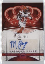 2017 Panini Preferred Crown Royale Rookie Pink /350 Matthew Dayes #15 Auto 2t7