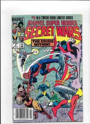 Marvel Super Heroes Secret wars # 3 News stand Very Fine - N mint Marvel Comic