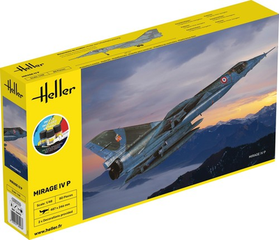 #ad heller Model Aircraft Starter Kit Mirage Iv P 56493 1:48 $55.93