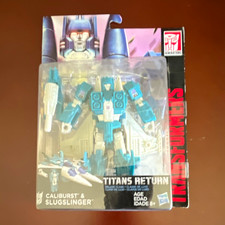 Hasbro Transformers Titans Return Deluxe Caliburst & Slugslinger Ages 8