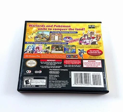 Pokemon Conquest - Nintendo DS 2012 - CIB - Probado, Funcionando, Estuche y Manual Foto 4 de 4