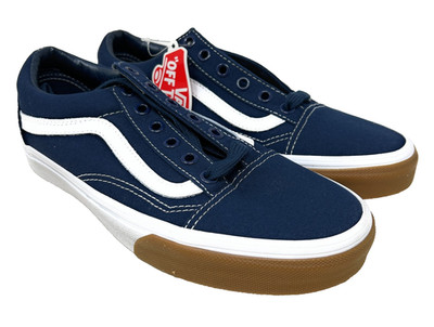 VANS Old Skool Gum Bumper Dress Blue/White Size M6/W7.5