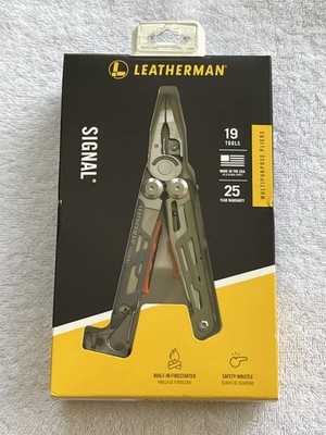 NEW LEATHERMAN  SIGNAL  19 Tool Stainless Steel Multitool 833439 Tundrascape