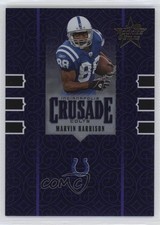 2005 Leaf Rookies & Stars Crusade Purple /250 Marvin Harrison #C-17 HOF 1dm4