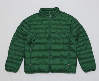 Tommy Hilfiger Men 2 way zip Packable Lightweight Puffer Jacket Size M , XL new