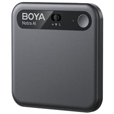 Boya Notra AI Voice Recorder - Black Transcribe & Summarize, Bluetooth