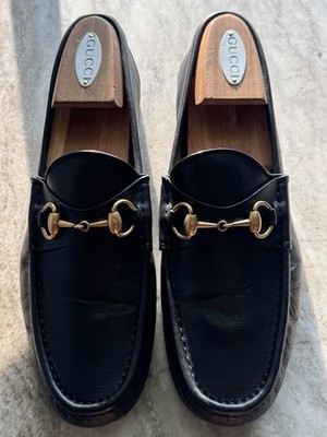 Gucci Brixton Horsebit Loafers Men 8.5 Leather s-l400.jpg main image 4