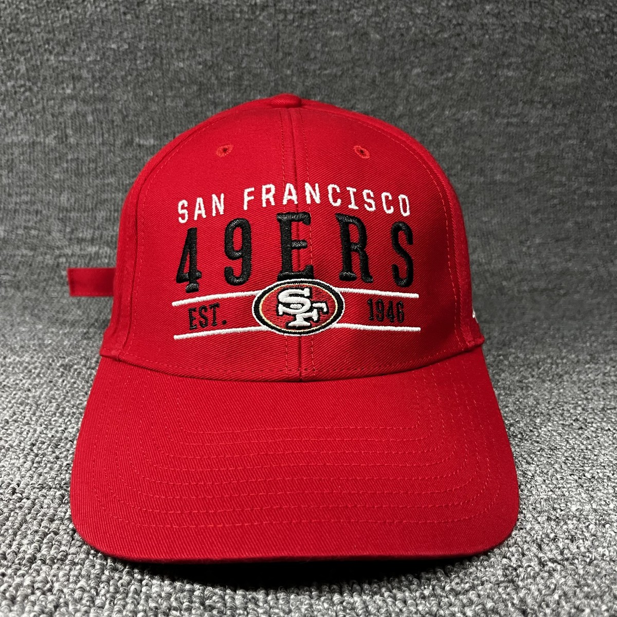 San Francisco 49ers '47 Brand Clean Up Hat Red Adjustable Strapback Dad Cap