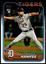 2024 Brenan Hanifee Rookie Topps Baseball Series Two RC #369 Detroit Tigers