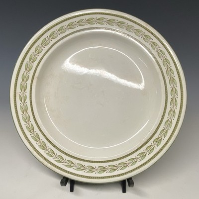 Wedgwood Ceres Large Dinner Plate 12.5  Green Laurel Border Etruria England