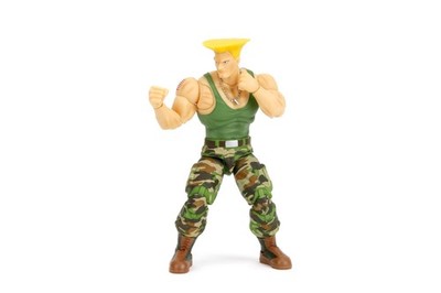 Toys Street Fighter II Guile Action Figure 1:12 Scale, 6'' Tall, Interchangeab...