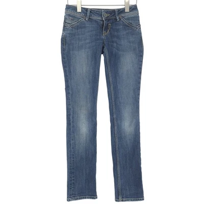 Tommy Hilfiger Jeans Victoria Femme Stretch Slim Straight Bleu Denim W26 L32 - Photo 1/4