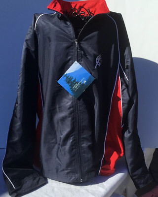 NWT North End navy blue red mens jacket Sz XL Lightweight Zip Front Windbreaker