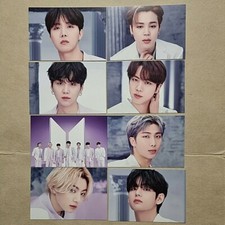 BTS THE BEST OFFICIAL MD POSTCARD SET 8 PCS - PURPLE
