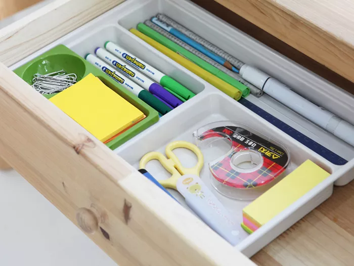 Office Desk Drawer Organizer Box Stationery Accessories Made in Korea