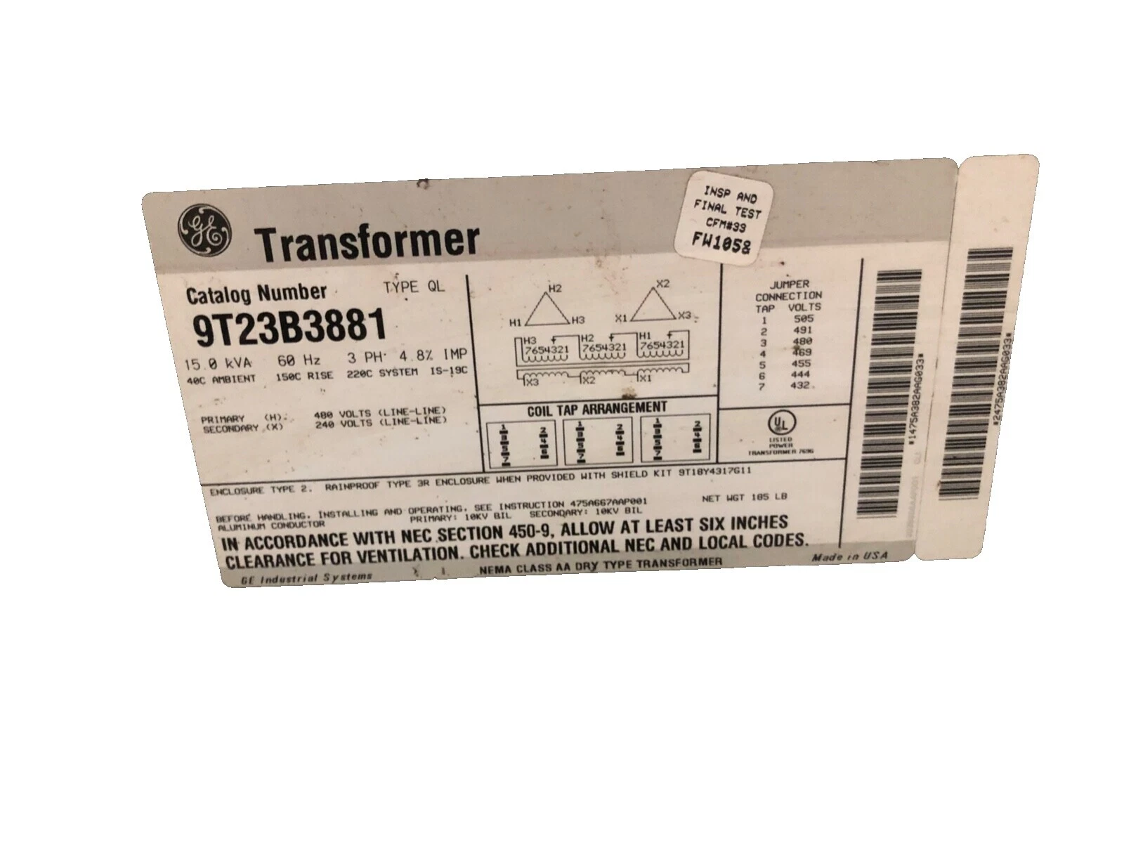 GE Current Transformers