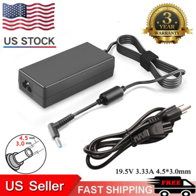 65W AC Adapter For HP Pavilion Sleekbook 15 Series Laptop Charger Power Supply p