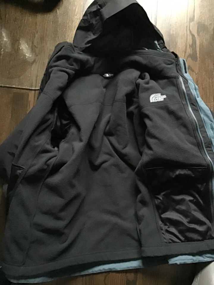 North Face Jacket Mens  Waterproof Atlas Triclimate Size L Blue & Black - Image 2 of 4