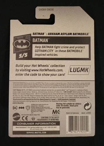 (3) Mattel Hot wheels treasure hunt...Batmobiles...Rare...unOpened - Picture 4 of 8