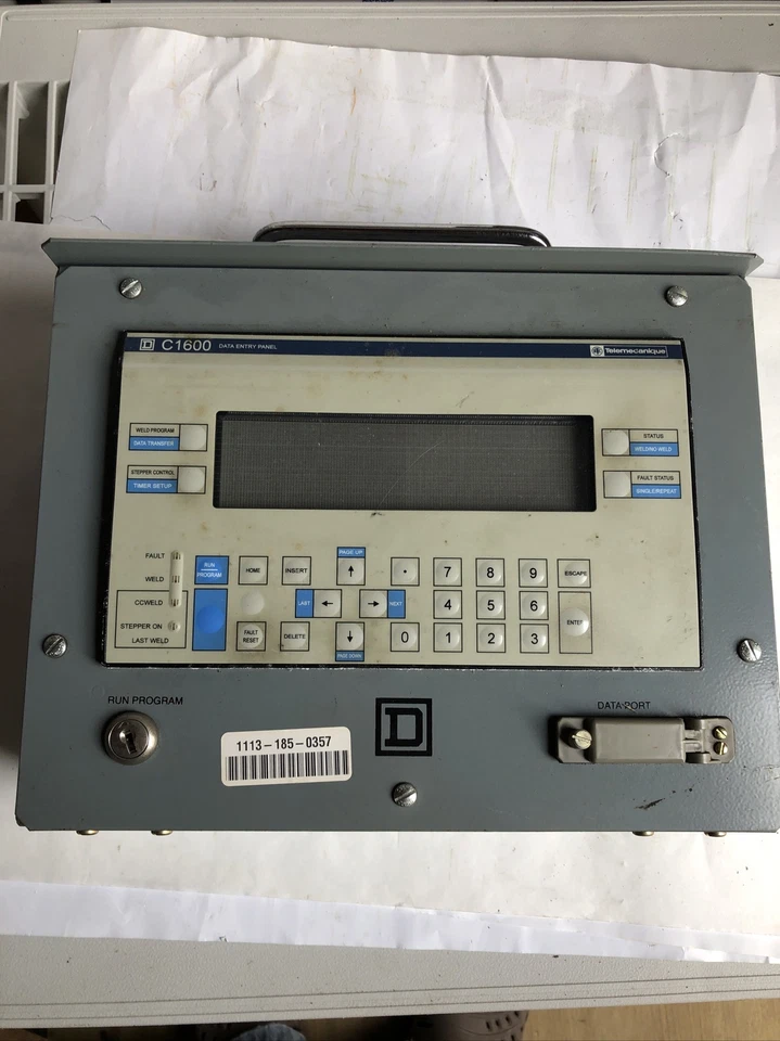 SQUARE D/ TELEMECANIQUE C1600 DATA ENTRY PANEL,52046-170-50, ENCLOSURE,FB - Image 4 of 4