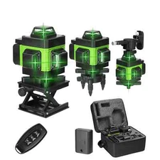 4D 16 Lines Laser Level Green Line Self-Leveling Horizontal&Vertical Green Beam 