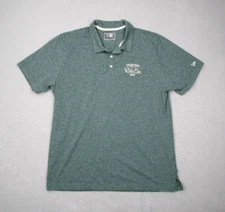 New Era Shirt Mens Extra Large Green Polo Beer Golden Road IPA Los Angeles Golf