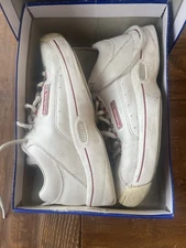 Vintage  Reebok  Classic White/Red RB 502 FLU 4-106437  Men's 10.5 FREE SHIPPING