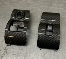 RSX Carbon Fiber Hydro Dip Window Switch Bezel Trim Cover Vtec 2002 02 06 2006