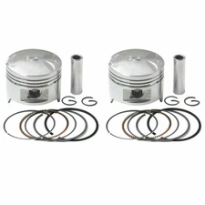 2X Piston Rings Pin Kit STD 64m for Honda Steed/SHADOW400 VLS400 VLX400 VRX400