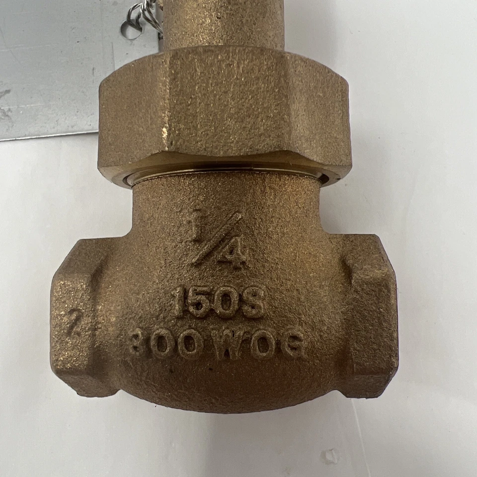 Kitz AK150LUT No. 42T Class 150 1/4” Bronze Gate Valve 150S 300WOG - Image 2 of 4