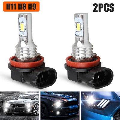 2pcs 12V 100W H11 Super Bright White Fog Halogen Bulb For NISSAN HONDA TOYOTA
