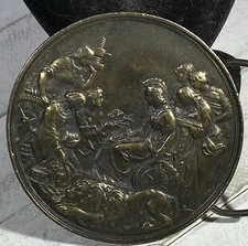 🔥 VTG  BERGAMOT BRASS WORKS ~ U-48 ~ 1974 ~ Rule Britannia ~ Sz 2-7/8” Belt USA