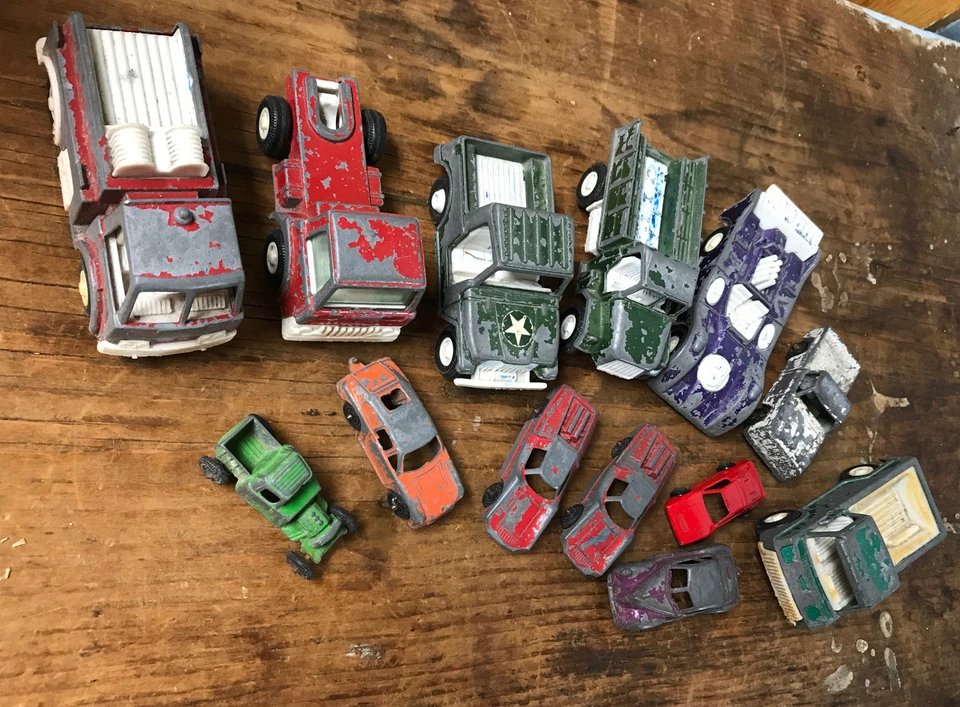 VTG Car Hot Rod Truck Lot TootsieToy Midgetoy Jeep Duece 1/2 Fiat Coupe Die-Cast - Image 4 of 4