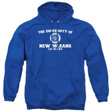 The Of New Orleans Adult Pullover Hoodie Circle Logo, Royal Blue, S-3XL
