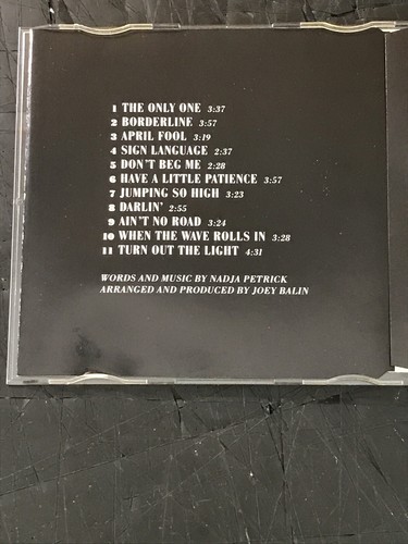 NADJA PETRICK - `The Only One' CD Single & April Fool CD Album, EXCELLENT - Picture 5 of 8