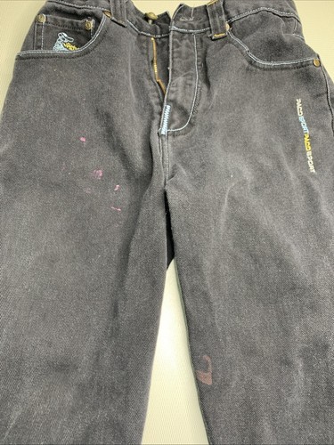 Vintage Y2K BOYS Paco Sport Jeans | Embroidered | Sz 12 | HipHop / Skateboarder - Picture 3 of 11