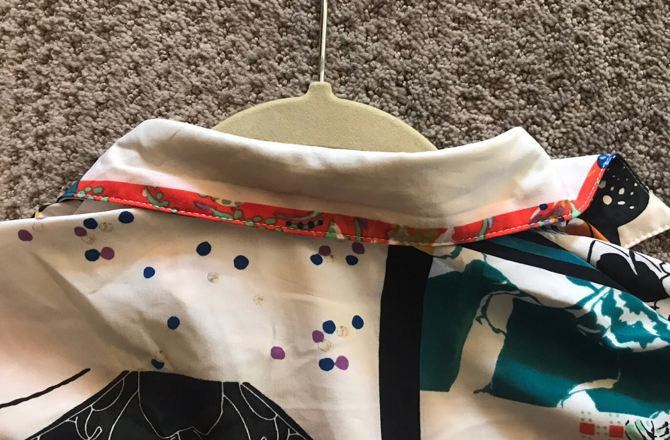 So Vogue Women’s Button-Up Collared Patterned Shi… - image 9