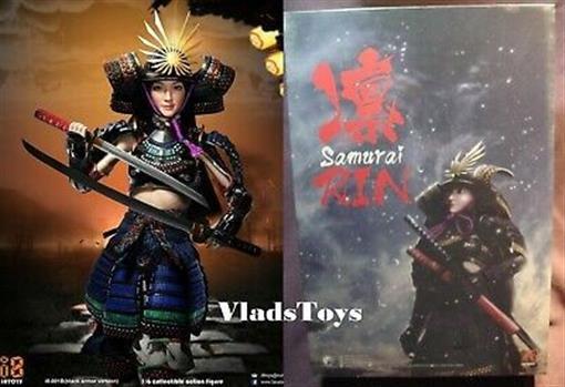 i8toys 1/6 RINE 衣装とボディ、武器のみ Japanese Female Samurai RIN Black Armor Version 1/6 i8 TOYS
