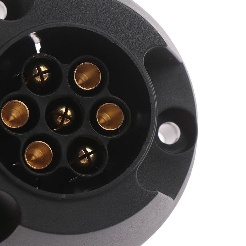 7 Pin European Trailer Socket 12V Towbar Towing Socket Car Plug