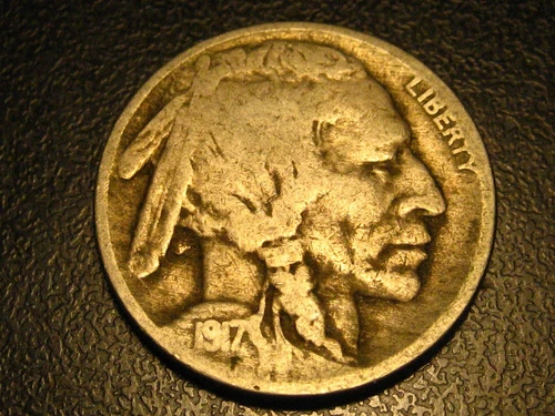 1917-P Buffalo Nickel FULL DATE