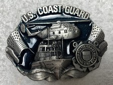 U.S. Coast Guard Belt Buckle - 1982 - Bergamot Brass Works Made In USA