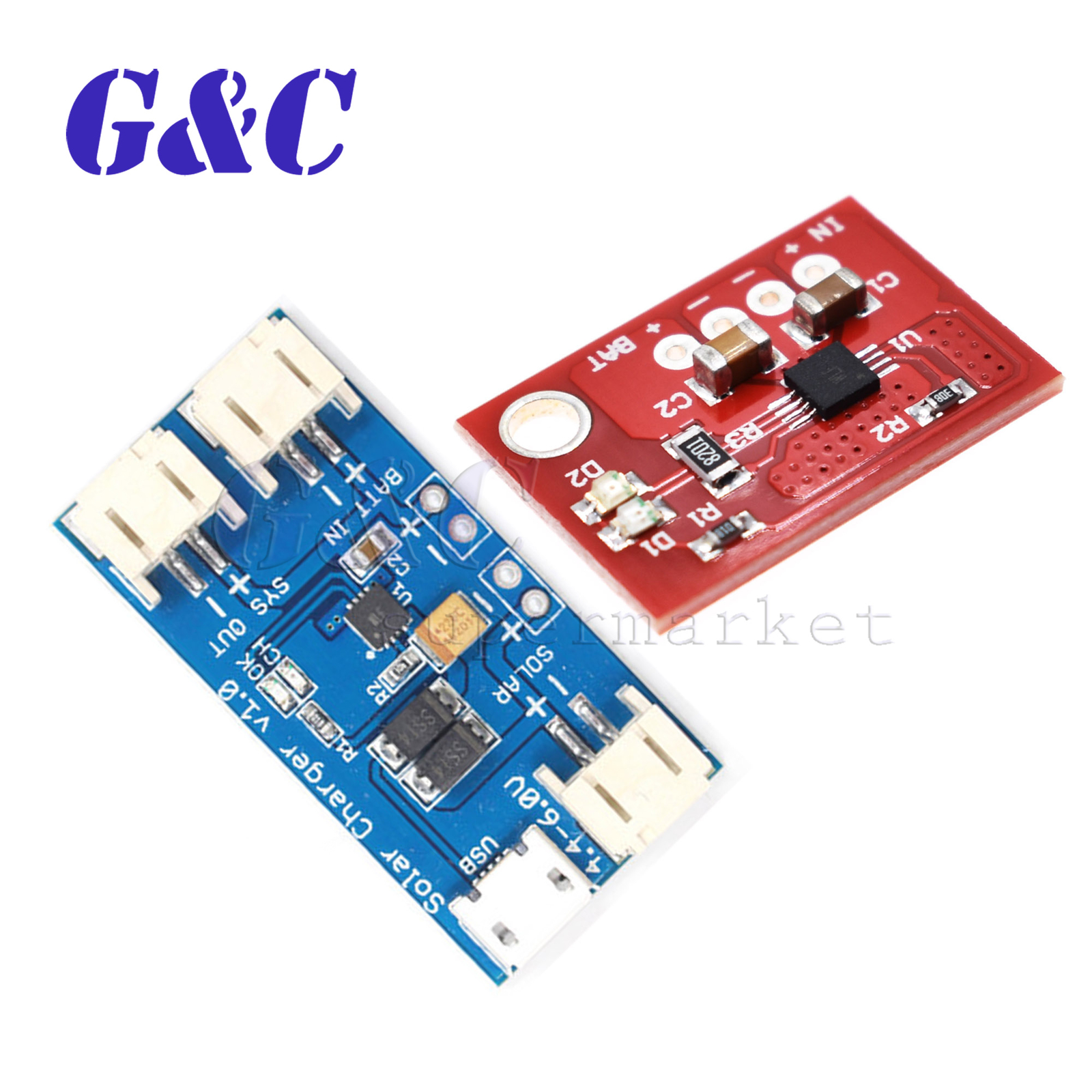 Mini Solar Lipo Charger Board CN3065 Lithium Battery Charge Chip DIY Outdoor