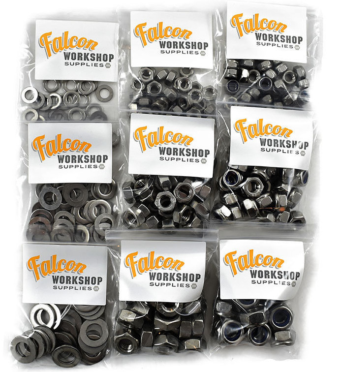 M3 M4 M5 M6 A2 STAINLESS STEEL NYLOC NUTS MIXED PACK 120 - Foto 9