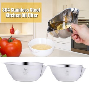 Stainless Steel Silver Oil Filter Grease Trap Oil Separator