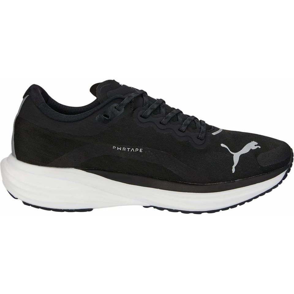 Puma Deviate Nitro 2 Mens Running Shoes Black Cushioned Carbon Sports