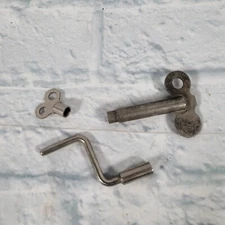 Vintage Clock Winding Key Lot Of 3