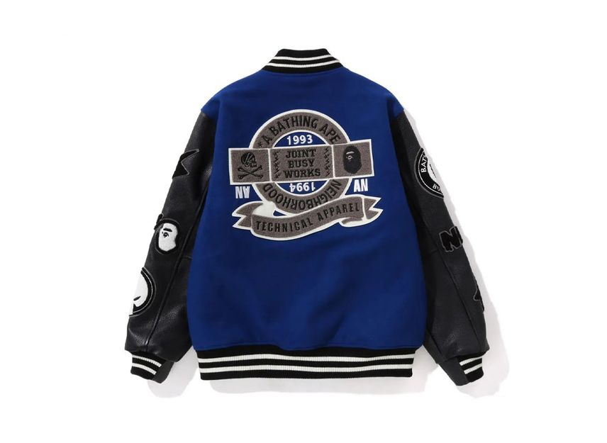 PERSON'S VARSITY ジャケット J11356 PAISLEY HALF AND HALF FLEECE VARSITY JACKET