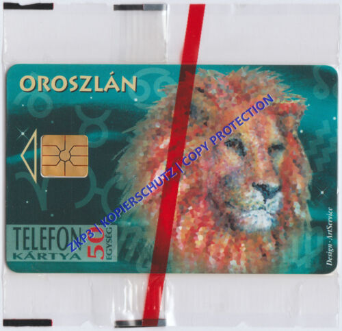 Hungary 1995 | Horoszkóp (Horoscope) | OROSZLÁN (Leo) | Phonecard - Afbeelding 1 van 2