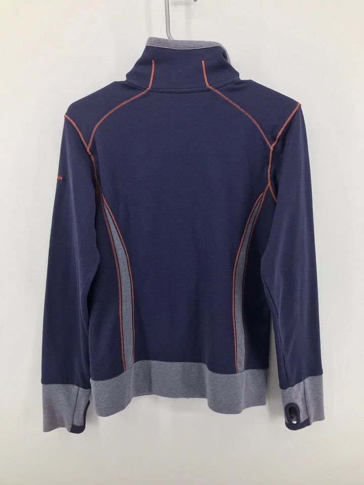 Columbia Womens Omni Wick Full Zip Sweatshirt Jacket XS Purple Orange Fast Ship - Image 4 of 4