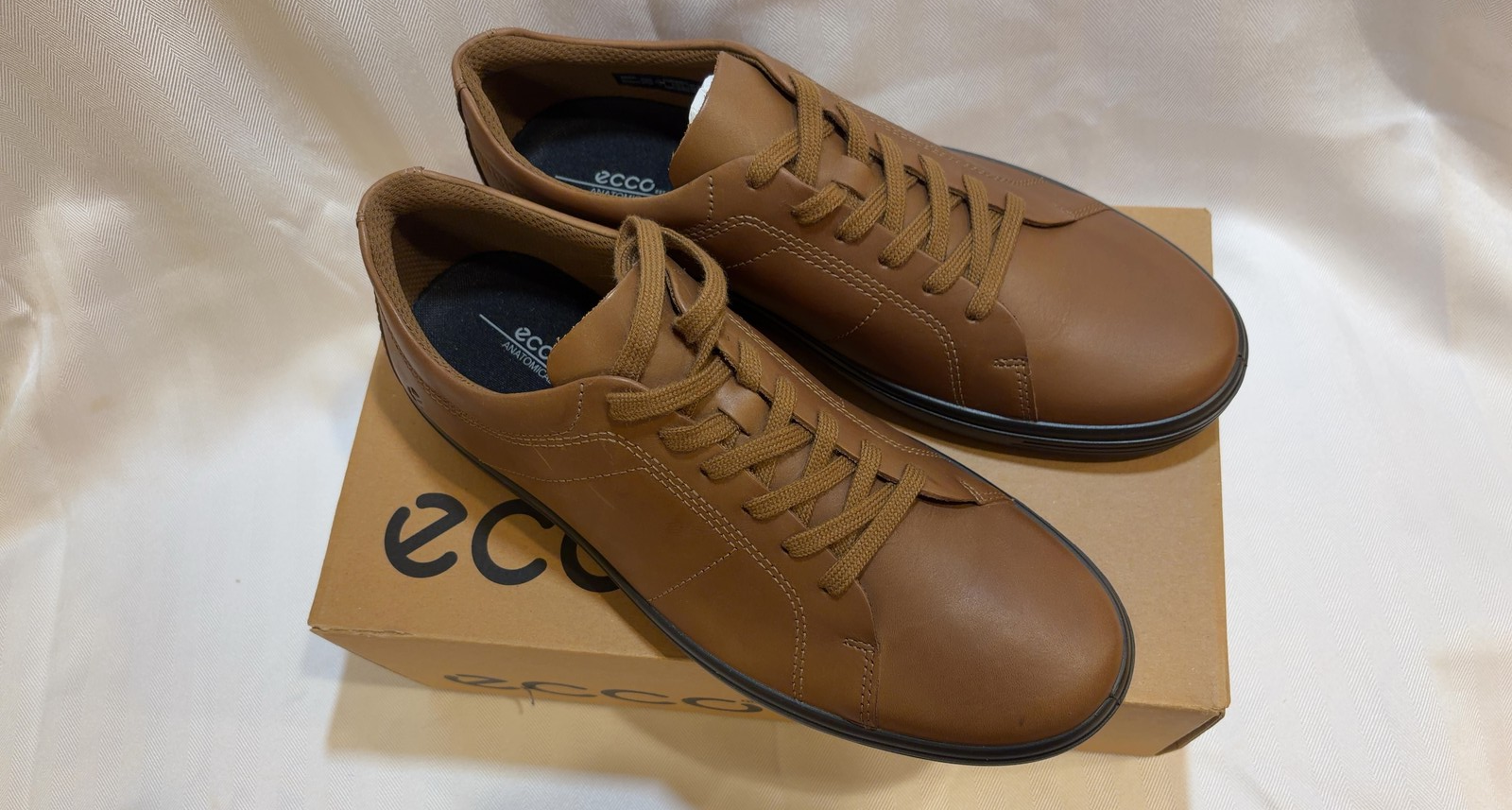 ECCO Classic Sneaker M Camel Leather US 11-11.5